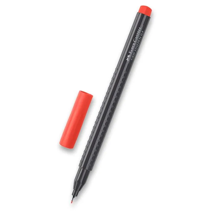 Hlavný obrázok produktu Popisovač Grip 0.4mm, červená Faber-Castell 151621