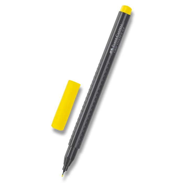 Hlavný obrázok produktu Popisovač Grip 0.4mm, chromová žluť Faber Castell (151606)