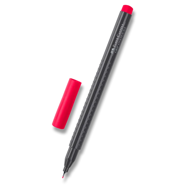 Hlavný obrázok produktu Popisovač Grip 0.4mm karmínová  Faber Castell (151626)