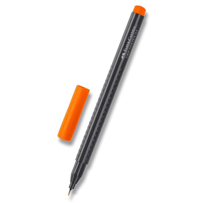 Hlavný obrázok produktu Popisovač Grip 0.4mm, oranžová Faber Castell (151615)