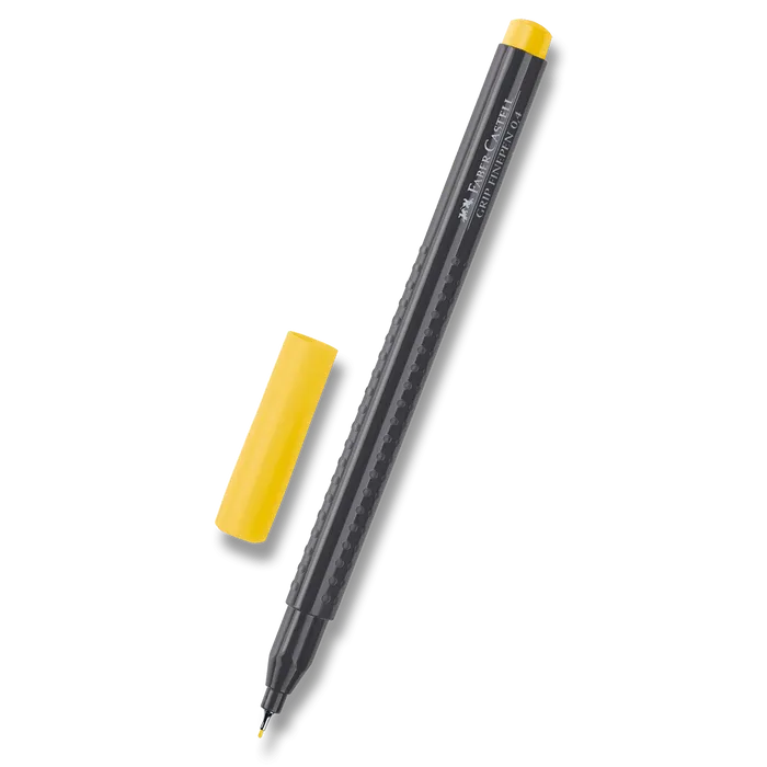 Hlavný obrázok produktu Popisovač Grip 0.4mm, žlutá Faber Castell (151607)