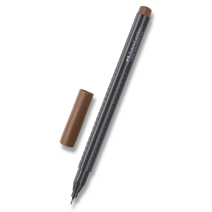 Hlavný obrázok produktu Popisovač Grip 0.4mm, žlutohnědá Faber Castell (151680)