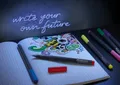 Popisovač Grip Finepen , 0.4 mm, plastové puzd Faber-Castell 151604