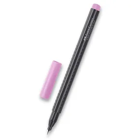 Popisovač Grip Finepen 0.4 mm, svetlopurpurová Faber-Castell 151619