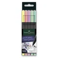 Popisovač Grip Finepen Pastel, 0.4 mm, plastové púzdro Faber-Castell 151602