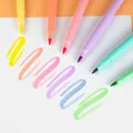 Popisovač Kores Style Brush Marker Pastel, 6 farieb