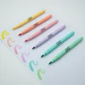 Popisovač Kores Style Brush Marker Pastel, 6 farieb