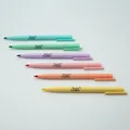 Popisovač Kores Style Brush Marker Pastel, 6 farieb