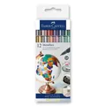Popisovač Metallic, papierová krabička 12 ks Faber-Castell 160713