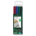 Permanentný popisovač Multimark permanent F 4ks Faber Castell 151304