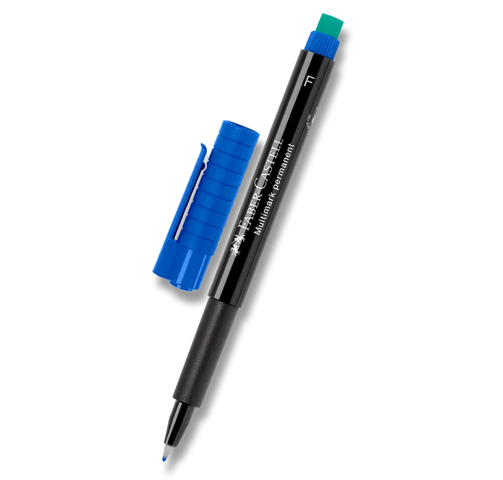 Hlavný obrázok produktu Popisovač Multimark permanent F, modrá Faber Castell (151351)