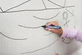 Popisovač na bielu tabuľu a flipchart 380, červená, 1,5-3mm, kužeľový hrot, EDDING