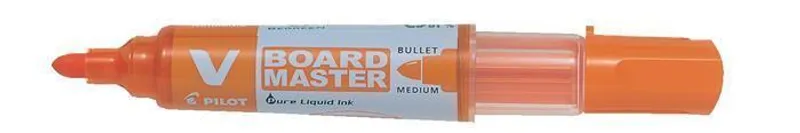 Hlavný obrázok produktu Popisovač na bílou tabuli "V- Board Master", oranžová, kuželový hrot, 2,3 mm, PILOT