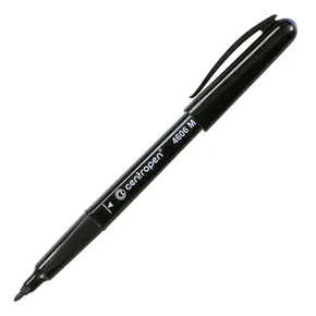 Centropen, markier 4606, modrý, 10ks, 1mm, alkoholová báza. CD/DVD marker, cena za 1ks