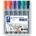 Ďalší obrázok produktu Popisovač na flipchart Lumocolor 356 B, sada, 6 farieb, klinový hrot, STAEDTLER