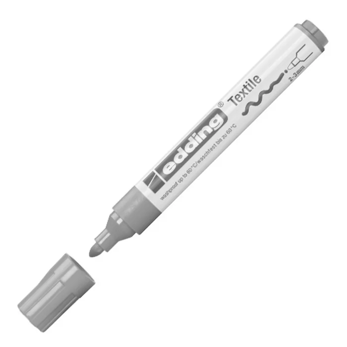 Hlavný obrázok produktu Popisovač na textilie, 1-3 mm, kuželový hrot, oranžový, EDDING "4500"
