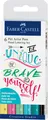 Popisovač Faber-Castell 267116 Pitt Artist Pen Hand Lettering 6 kusov, pastelová sada