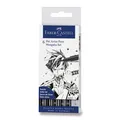 Popisovač Pitt Artist Pen Manga, plastové púzdro 6 ks, Faber-Castell 167124