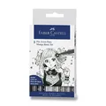 Popisovač Faber-Castell 167107 Pitt Artist Pen Manga 8 kusov, Manga Basic