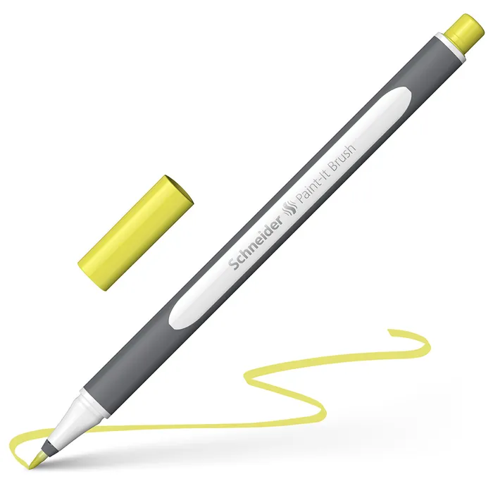 Hlavný obrázok produktu Popisovač Schneider Paint-it 070 Brush pastel. žlutá