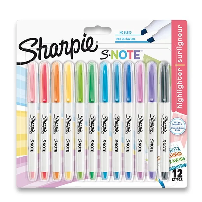 Hlavný obrázok produktu Popisovač Sharpie S-Note 12 barev