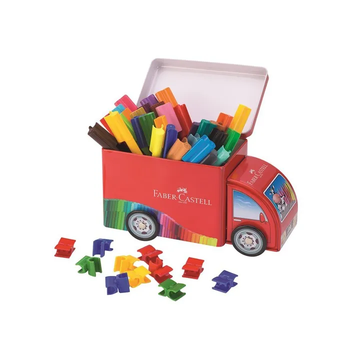 Hlavný obrázok produktu Popisovače Connector plechové autíčko 33ks Faber Castell 155533