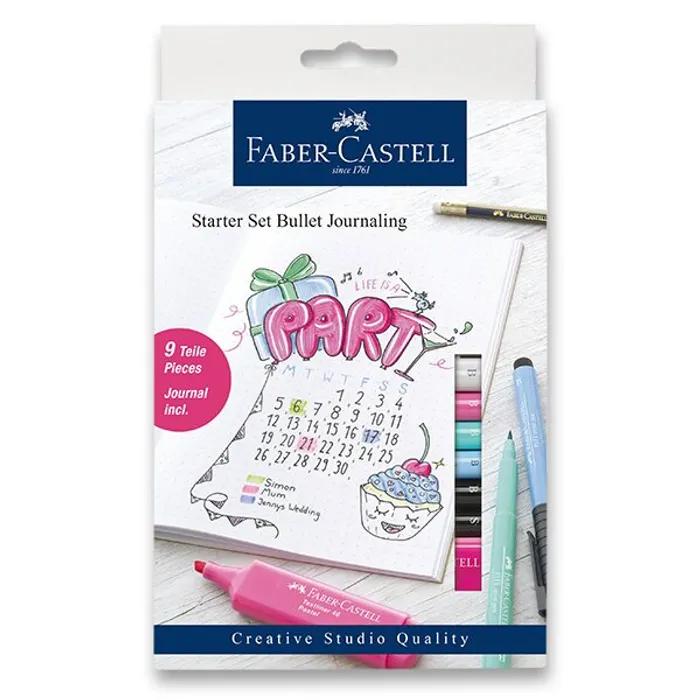 Hlavný obrázok produktu Popisovače Faber- Castell 267125 Starter set Bullet Journaling 267125 9 ks