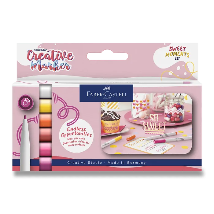Hlavný obrázok produktu Popisovače Faber-Castell Creative Sweet - 6 ks