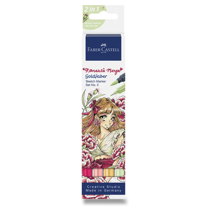 Hlavný obrázok produktu Popisovače Faber-Castell Goldfaber Creative Romantic Manga No. 2