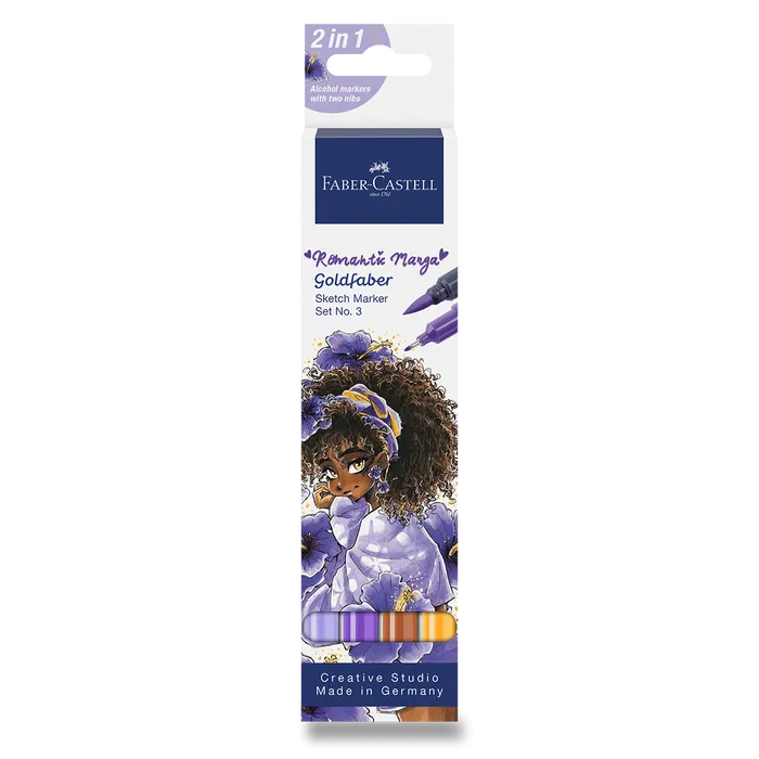 Hlavný obrázok produktu Popisovače Faber-Castell Goldfaber Creative Romantic Manga No. 3