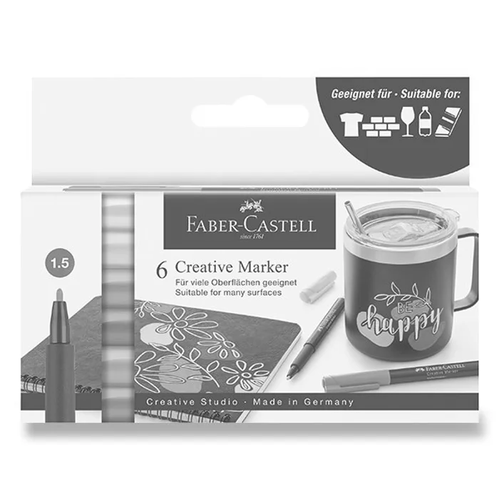 Hlavný obrázok produktu Popisovače Faber-Castell Summer Breeze 6 ks