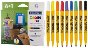 Centropen Decor Pen 2738 popisovače, sada 8+1 ks