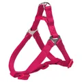Postroj PREMIUM - fuchsia M: hruď: 50-65cm/20mm