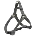 Postroj PREMIUM - grafit XS-S: hruď: 30-40cm/10mm