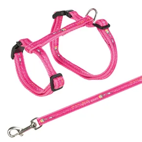 Postroj pre mačku s vodítkom XL GOOD LUCK 34-57cm/13mm
