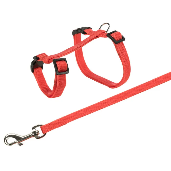 Hlavný obrázok produktu Postroj s vodítkem pro králíka, rychlouzávěry 25-44/1cm 1,25m