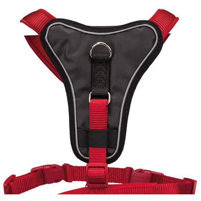 Hlavný obrázok produktu Postroj Y PREMIUM M 55-70 cm / 20 mm, červená - DOPRODEJ