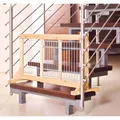 Posuvná bariéra pre šteňatá a malé psy 63-108x50x31 cm