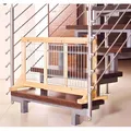 Posuvná bariéra pre šteňatá a malé psy 63-108x50x31 cm