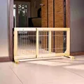 Posuvná bariéra pre šteňatá a malé psy 63-108x50x31 cm