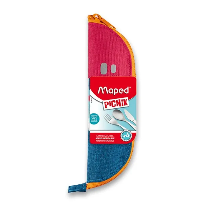Hlavný obrázok produktu Pouzdro s příborem Maped Concept Kids červená, 3 ks