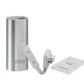 Power bank - prenosná batéria "VA1005", strieborná, vstup: lightning a microUSB, 5000mAh, RI