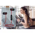 Ďalší obrázok produktu Powerton W2, bezdrôtové bluetooth slúchadlá, ovládanie hlasitosti, čierno-strieborná, športové, s magnetickým uchytením typ blueto