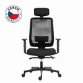 Powerton Kancelárske ergonomické kreslo Lucie, Čierne