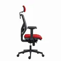 Powerton Kancelárske ergonomické kreslo Tina, Červené