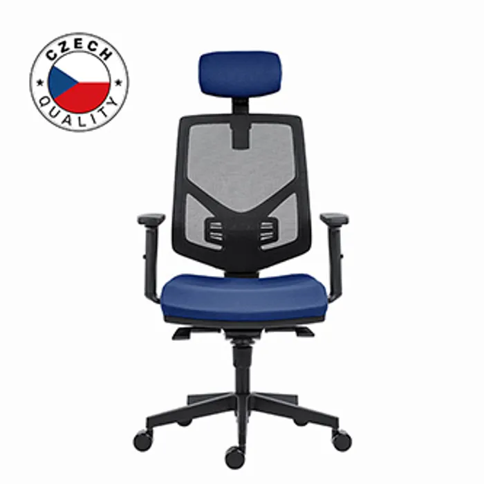 Hlavný obrázok produktu Powerton Kancelářské ergonomické křeslo Tina, Tmavě modré