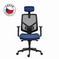 Powerton Kancelárske ergonomické kreslo Tina, Tmavomodré