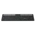 Ďalší obrázok produktu Powerton SolarSlim, Solárna klávesnica integrovaná, CZ/SK, Multi-Device typ 2.4 GHz Dongle + Dual Bluetooth, bezdrôtová, čierna