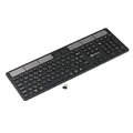 Ďalší obrázok produktu Powerton SolarSlim, Solárna klávesnica integrovaná, CZ/SK, Multi-Device typ 2.4 GHz Dongle + Dual Bluetooth, bezdrôtová, čierna