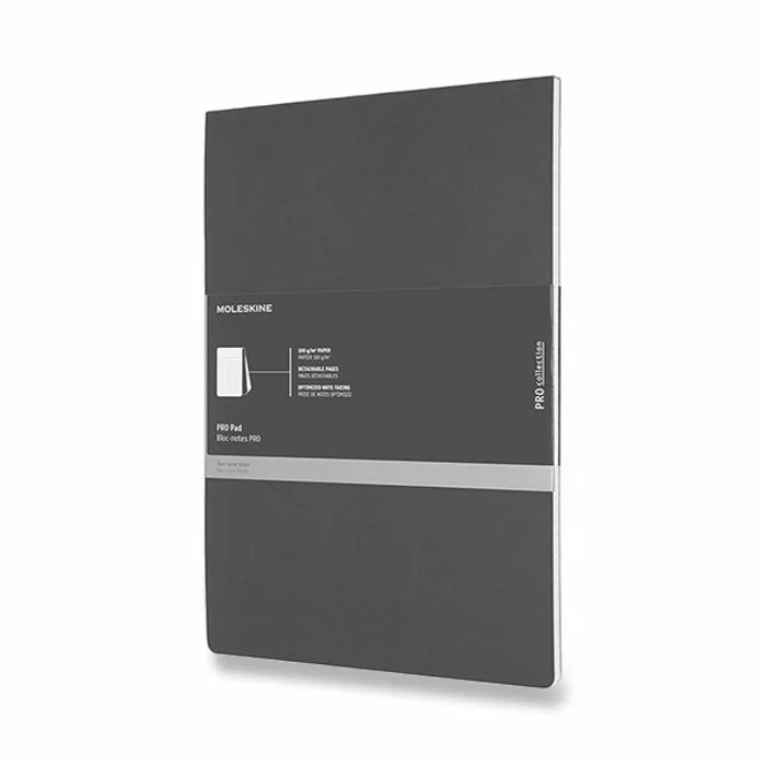 Hlavný obrázok produktu Poznámkový blok Moleskine Professional A4, linkovaný, černý